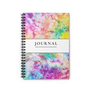 Student Gift: Colorful Ruled Spiral Notebook, Vibrant Writing Journal, School Diary with Spiral Cover,  Spiral Cover Writing Journal