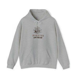 Pirate Ship Graphic Hoodie: Nautical Adventure Sweatshirt