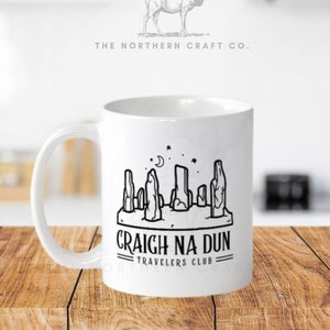 Outlander Coffee Mug - Craigh Na Dun Travelers Club - Outlander Fan Gift - Outlander Merchandise - Awesome Mugs - Outlander - Fun Mugs
