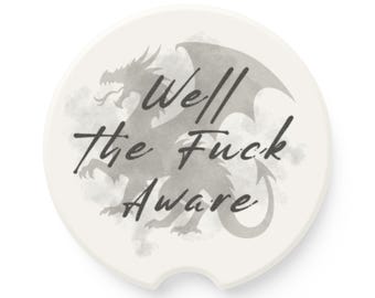 Fourth Wing Soapstone Car Coaster, Xaden Riorson, Xaddy, Fourth Wing Gifts, Fourth Wing Fans, Book Boyfriend, Romantasy, Car Accessories