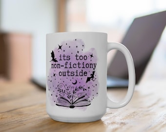 Fourth Wing Ceramic Mug (15oz): Dragon Mug, Romantasy, Fouth Wing Mug, Non-Fiction Mug, Empyrean Series Gifts, Book Lovers, Romantasy Gift