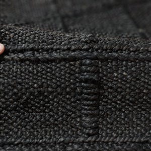 Handwoven Rug 6x9. jute rug 9x12 black, jute rug 12x12,Jute geometric rug black Jute Flat Weave Rug jute black natural rug modern jute flatweave rug 9x12 hand flatweave dhurrie 4x6 jute rug Tapis De Lana Custom Flatweave solid color jute rug