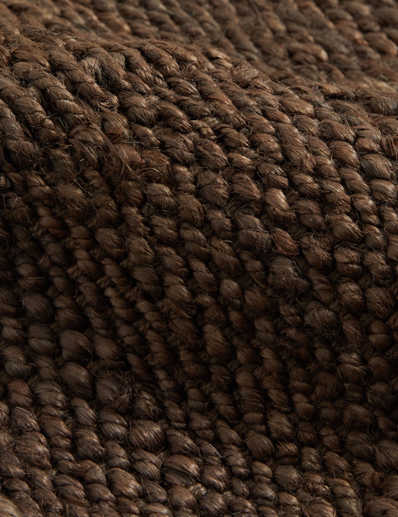 Dark brown jute rug in living room,  Handwoven checked geometric jute rug Large 10x14 Nordic Scandinavian jute rug,  2x4 rug, brown neutral texture rug checkered rug jute, abstract jute rug, 6x9 rug brown checked,natural brown Jute Flat Weave Rug, dark brown jute rug sustainable durable rug 9x12,10x14 geometric rug 12x15 jute kilim rug. jute rugs 10 x 13