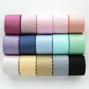 Ruban gros-grain bord ondulé 5/10 yards 3,6 cm (1,41 po.)