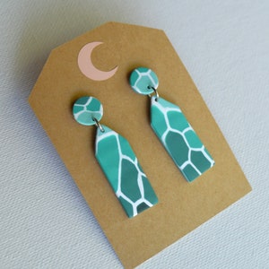 Handgefertigte Ohrringe aus Polymer Clay