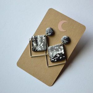 Handgefertigte Ohrringe aus Polymer Clay