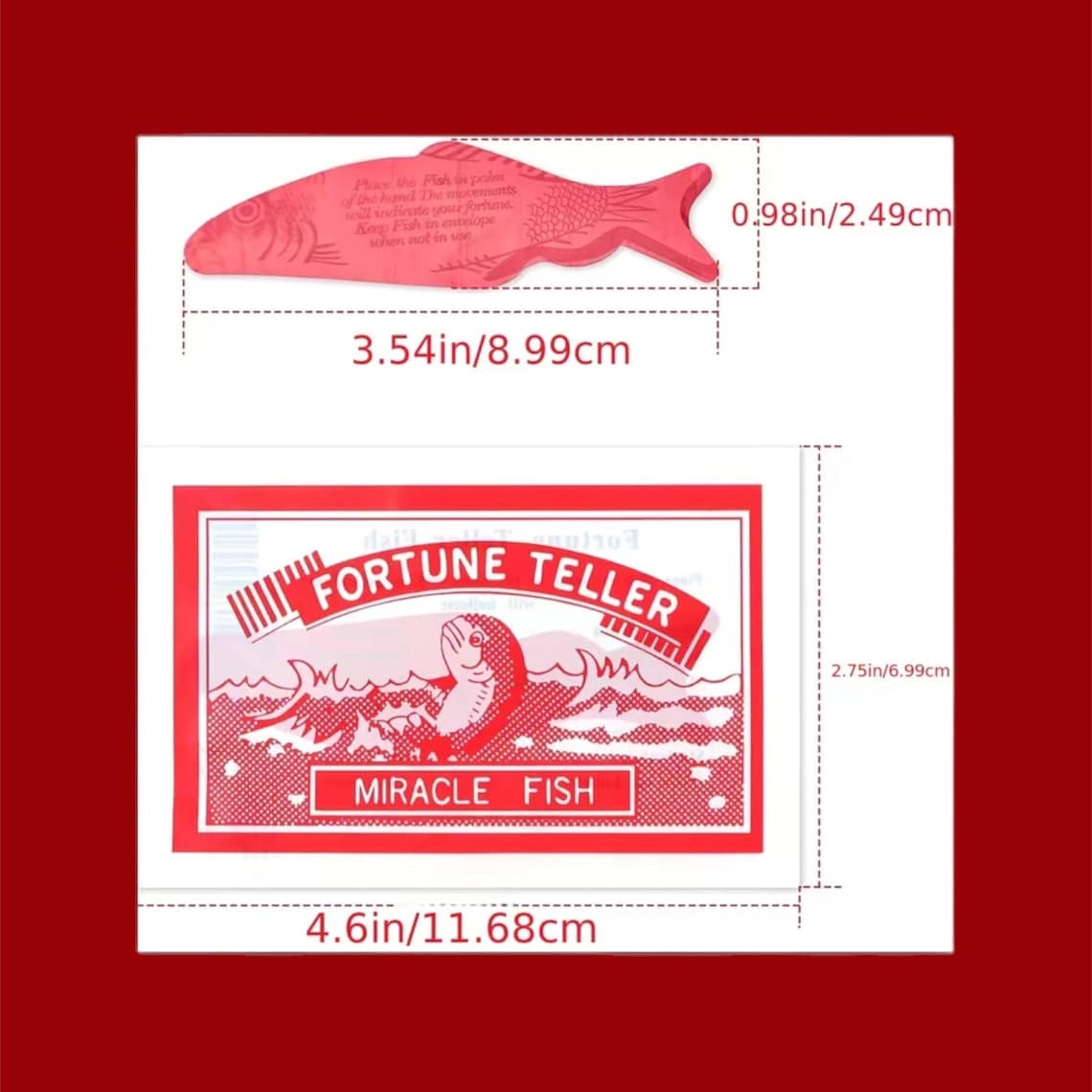 Fortune Teller Miracle Fish 5, 10, or 20 Pieces Halloween, Party Favor