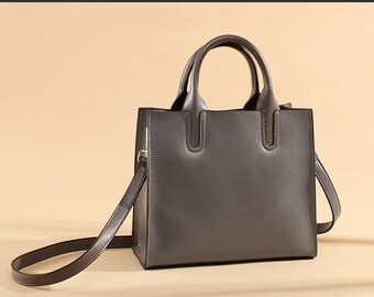 Sac à main/bébé noir - Sac à bandoulière en cuir - Sac à bandoulière en cuir noir - Sac à bandoulière de créateur - Sac à main en cuir véritable - Sac à bandoulière noir