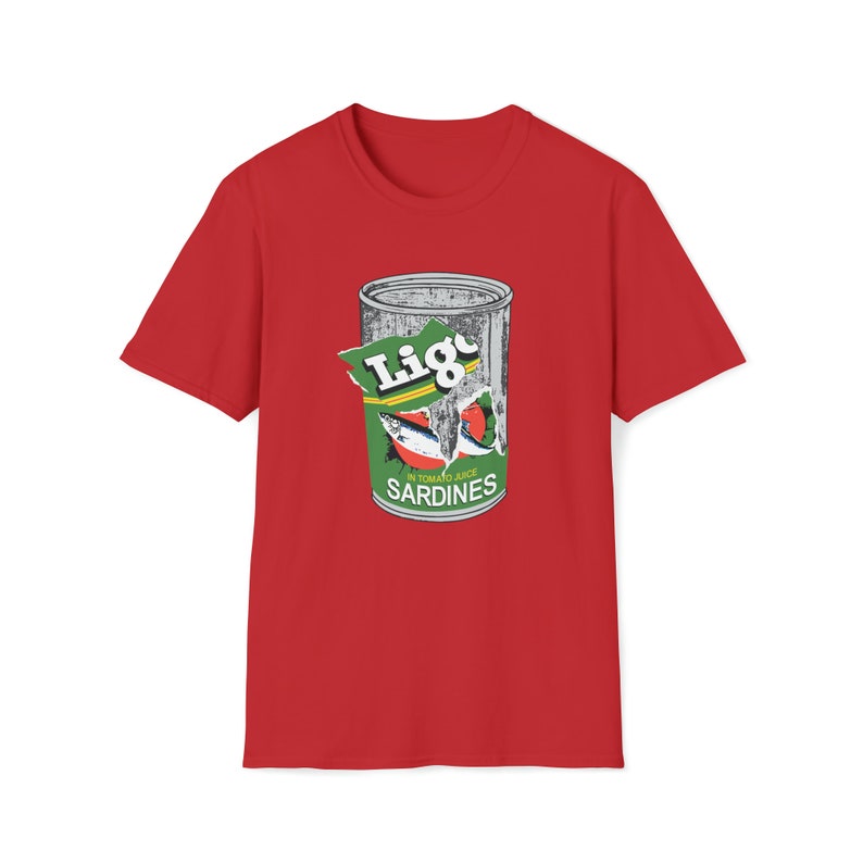 Canned Sardines Unisex Softstyle T-Shirt image 5