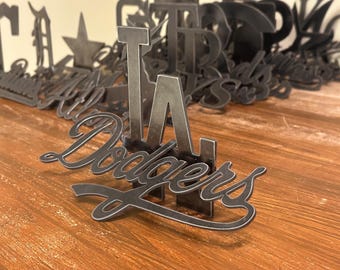 DODGERS Metal Decor | Handmade Steel Ornament