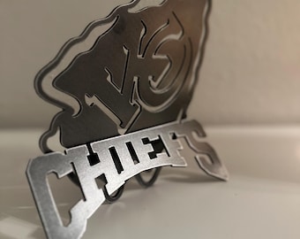 CHIEFS Metal Decor | Handmade Steel Ornament