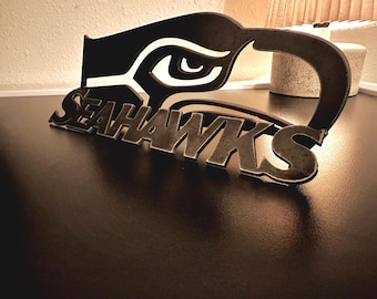 SEAHAWKS Metal Decor | Handmade Steel Ornament