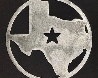 Metal Circle Texas