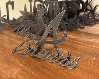 BRAVES Metal Decor | Handmade Steel Ornament