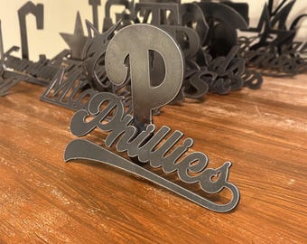 PHILLIES Metal Decor | Handmade Steel Ornament