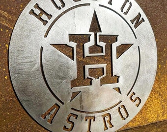 Houston Astros Metal Design