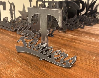 Decorazione in metallo RANGERS / Ornamento in acciaio fatto a mano