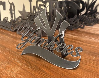 YANKEES Metal Decor | Handmade Steel Ornament