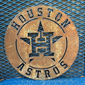 Houston Astros Rustikales Metall Design