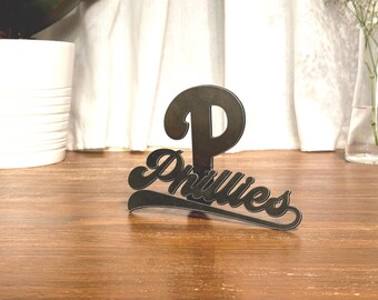 PHILLIES Metalldekor | Handgjord stålprydnad