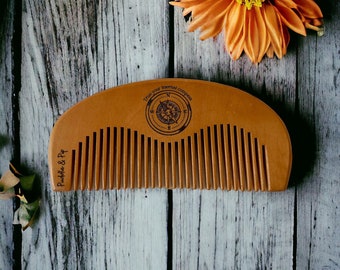 Peach Wood Birthing Comb: Acupressure Labour Aid, Anxiety & Pain Relief