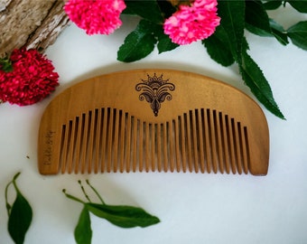 Birthing Comb, Acupressure Comb, Anti Anxiety, Hypnobirthing tool, Labour Aid, “Flowering Uterus Design” To Help During Childbirth