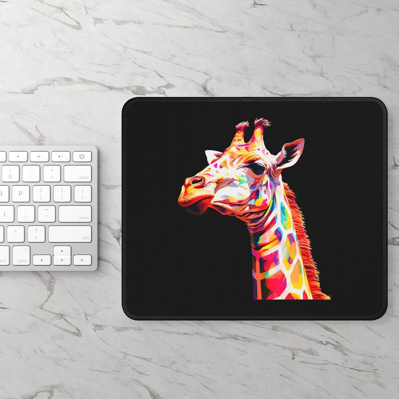 Giraffe Gaming Mouse Pad Gaming Mousepad Mousepad Gift for Etsy