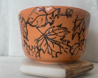Orange Fall Leaves Planter