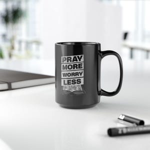 Christian Motivational Mug: Spiritual Message, Inspirational Coffee Cup