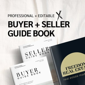Professional Buyer and Seller Guide - Real Estate Seller Checklist, Seller Guide, Home Sale Checklist, Real Estate Template, Real Estate