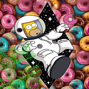 Tumbler wrap, Homer Simpson Tumbler Wrap, Homer And Doughnuts Tumbler wrap, the simpsons Tumbler Wrap Svg, digital svg Simpsons