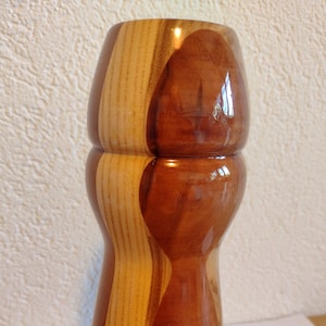 Vase handmade apple tree and ash