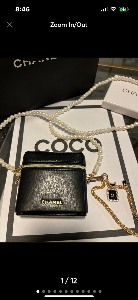 Chanel makeup purse