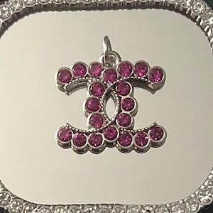Only One- ELEGANT- Chanel silver  zipper pull charm/pendant.