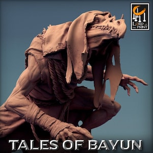 Kikimora Ghoul Hunt - The Tales of Bayun - By Lord Of The Print | Fantasy | DnD | RPG | Tabletop | Gaming | Resin | Miniatures | Ice