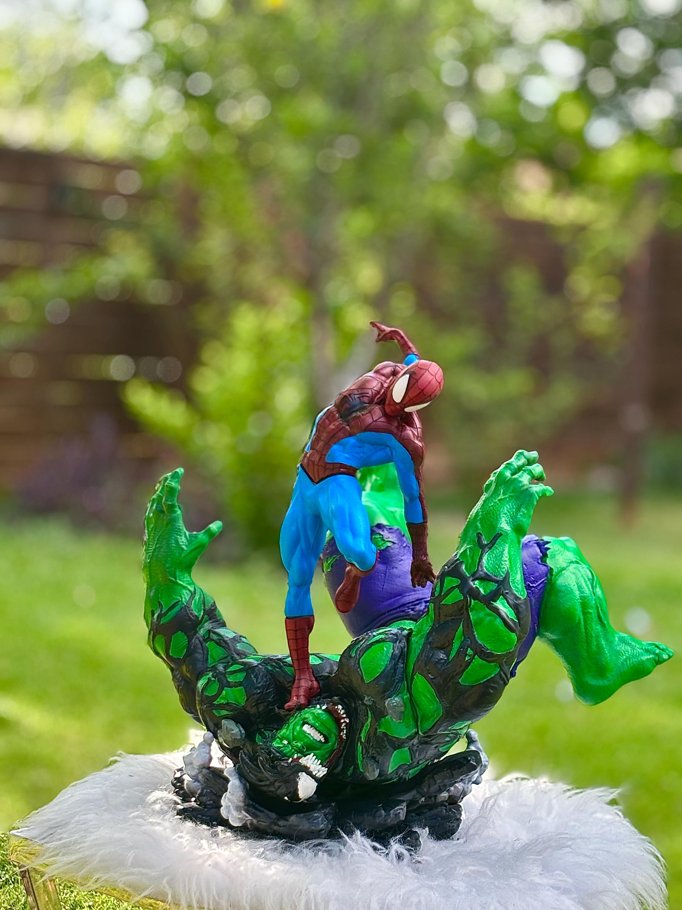 Custom Spider Man Statue