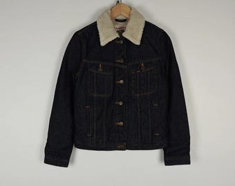 LEE Storm Rider Jeansjacka Sherpa storlek S