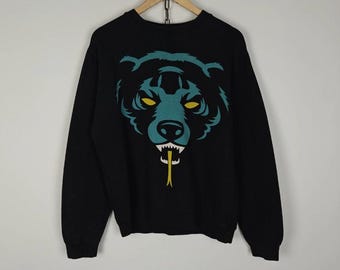 Mishka NYC Tröja Rund Hals Björnlogo Svart M