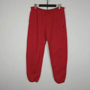 Polo Ralph Lauren Track Pants Vintage Small Logo Red M