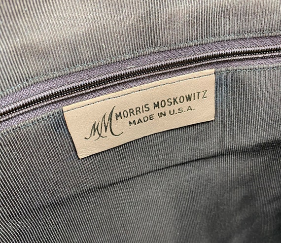 Vintage Morris Moskowitz Raffia Handbag / Clutch … - image 8