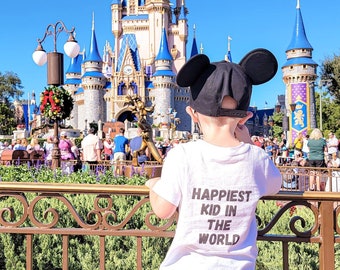 Character Pals, Happiest Kid in The World, Mickey and Friends Shirt, Matching Family Shirts, Boy Shirt, Toddler Shirt for Vacation
