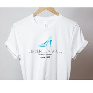 Disney Shirt, Cinderella und Co. Shirt, Disney T-Shirts, Damen Unisex Disney-Shirts, Cinderella Shirt, Disney-Shirt für Frauen