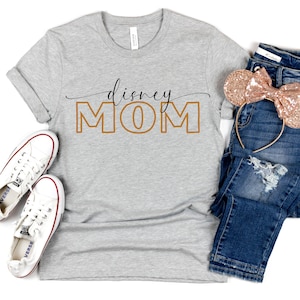 Disney Mom Shirt, Disney-T-Shirts, Unisex Disney-Shirts, Mama-Shirts, Mama-Shirts, Muttergeschenken, Omageschenken, Tante-Shirt