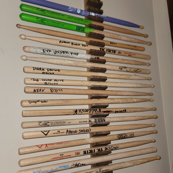 Drum Stick With Display Etsy