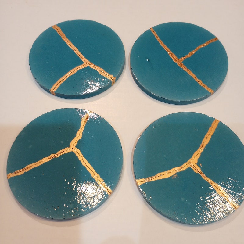 Kintsugi Coaster - Etsy