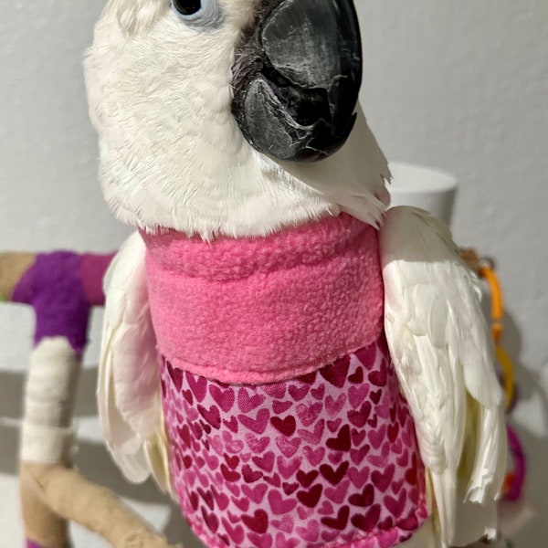 Sweetheart Vest for Umbrella Cockatoo and Macaw