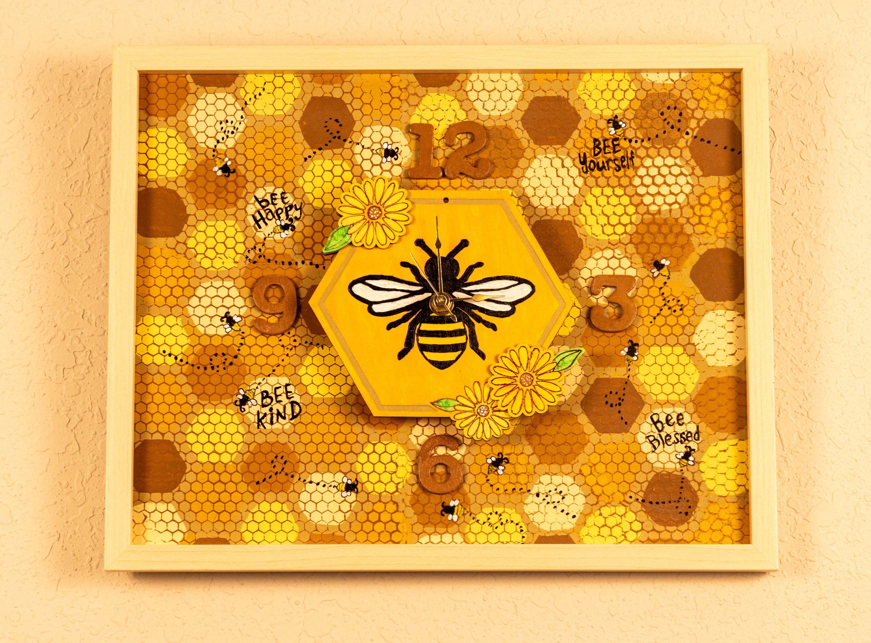 Bee Ess Clock Bee Clock - Etsy