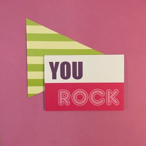 You Rock greeting card