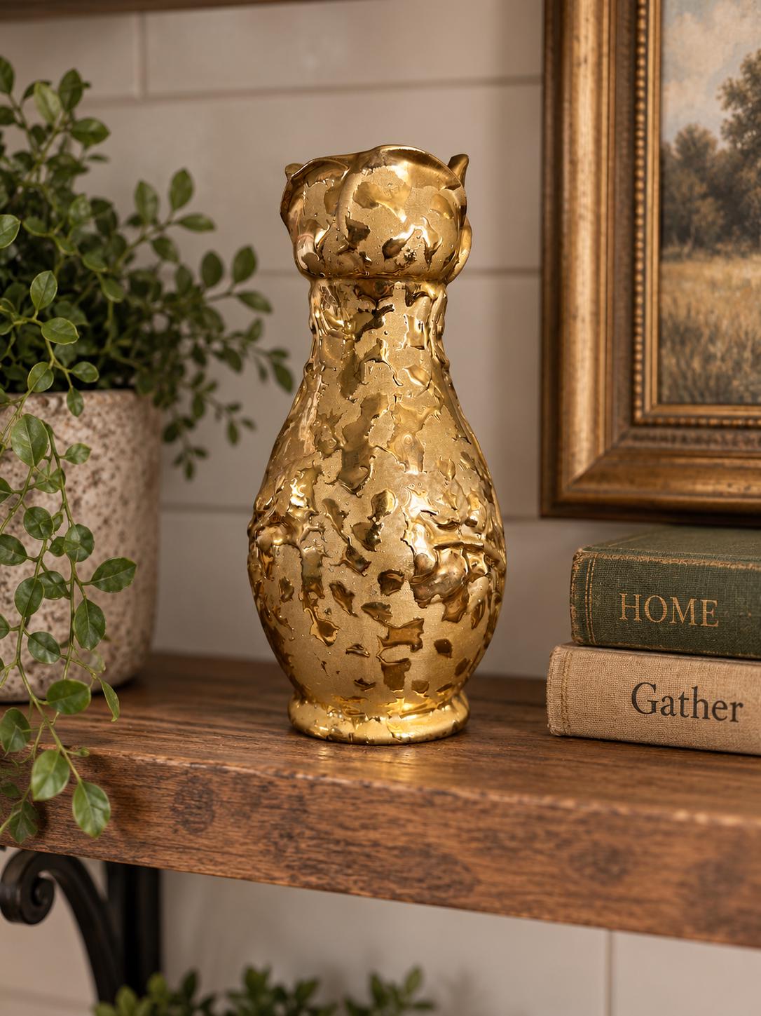 24k Gold Vases - Etsy