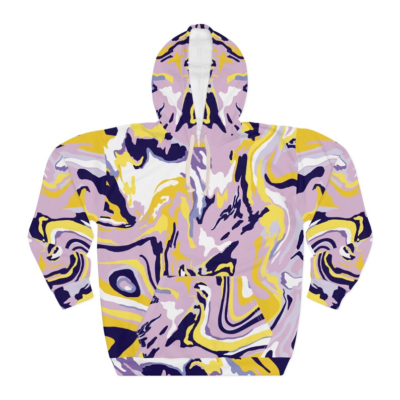 Marbled Pank Pullover Hoodie image 2